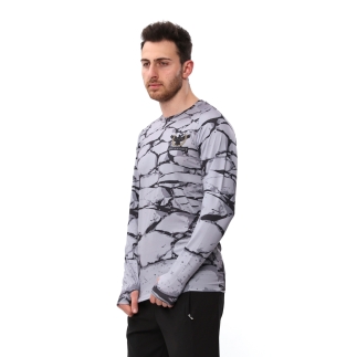 SPQR Uzun Kollu T-Shirt EVOCO GRİ - RARU (1)